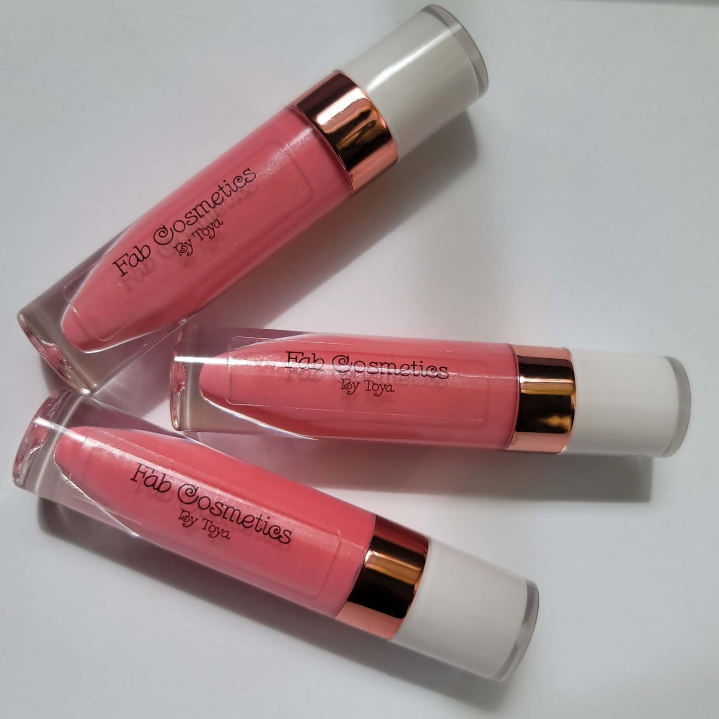 Pretty in pink light tinted lip gloss